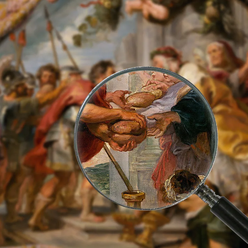 The Meeting Of Abraham And Melchizedek Peter Paul Rubens