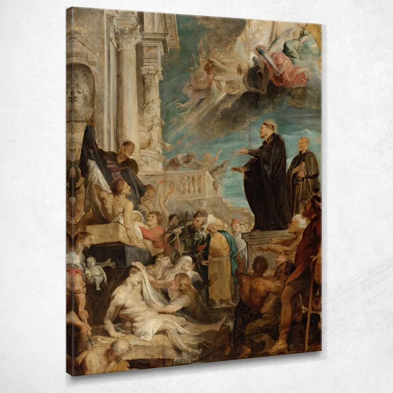 Los Milagros De San Francisco Javier Modello Peter Paul Rubens