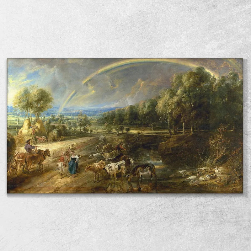 Le Paysage Arc-En-Ciel Peter Paul Rubens