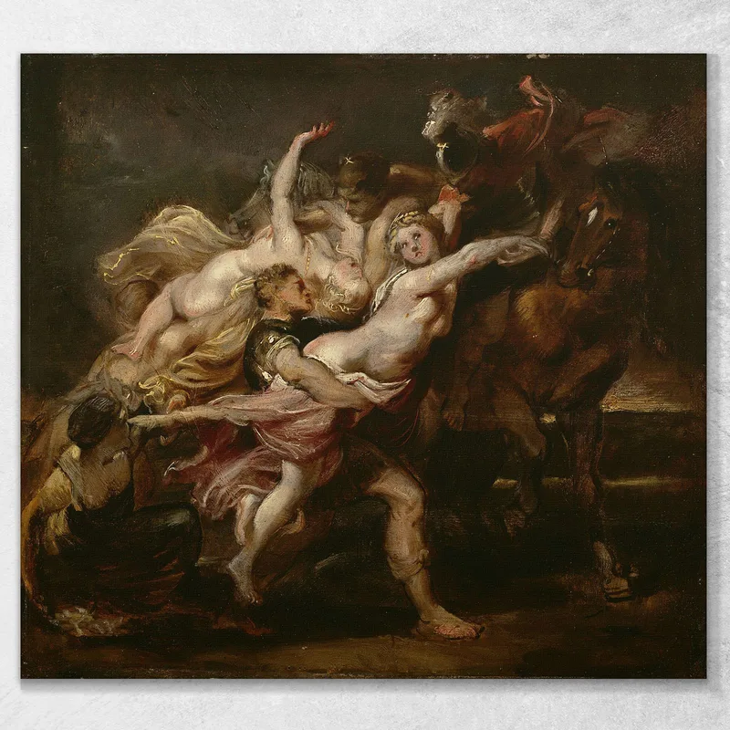Il Ratto Delle Figlie Di Levkippo Peter Paul Rubens