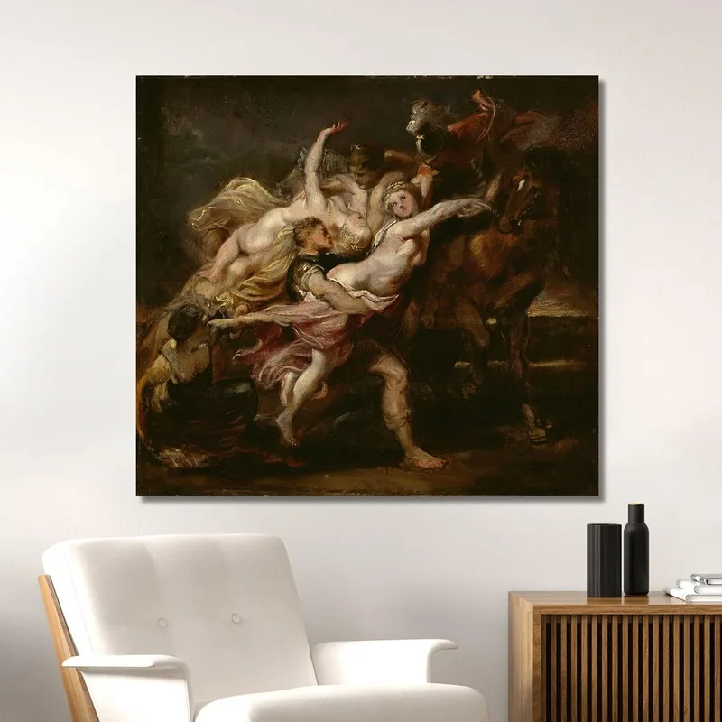 Il Ratto Delle Figlie Di Levkippo Peter Paul Rubens