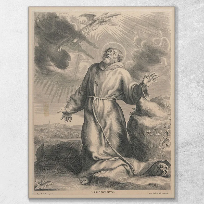 La Stigmatizzazione Di San Francesco D'Assisi Peter Paul Rubens