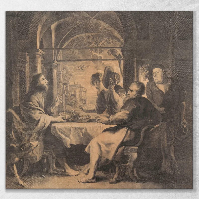 The Supper At Emmaus Peter Paul Rubens