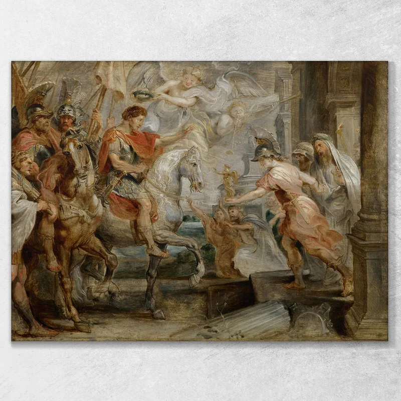 Triumphaler Einzug Konstantins In Rom Peter Paul Rubens