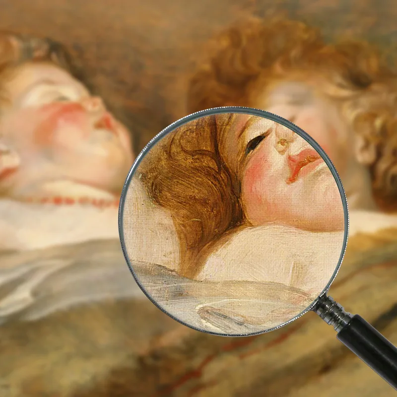 Zwei Schlafende Kinder Peter Paul Rubens