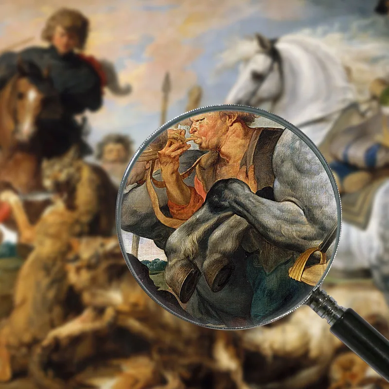 Caza Del Lobo Y El Zorro Peter Paul Rubens