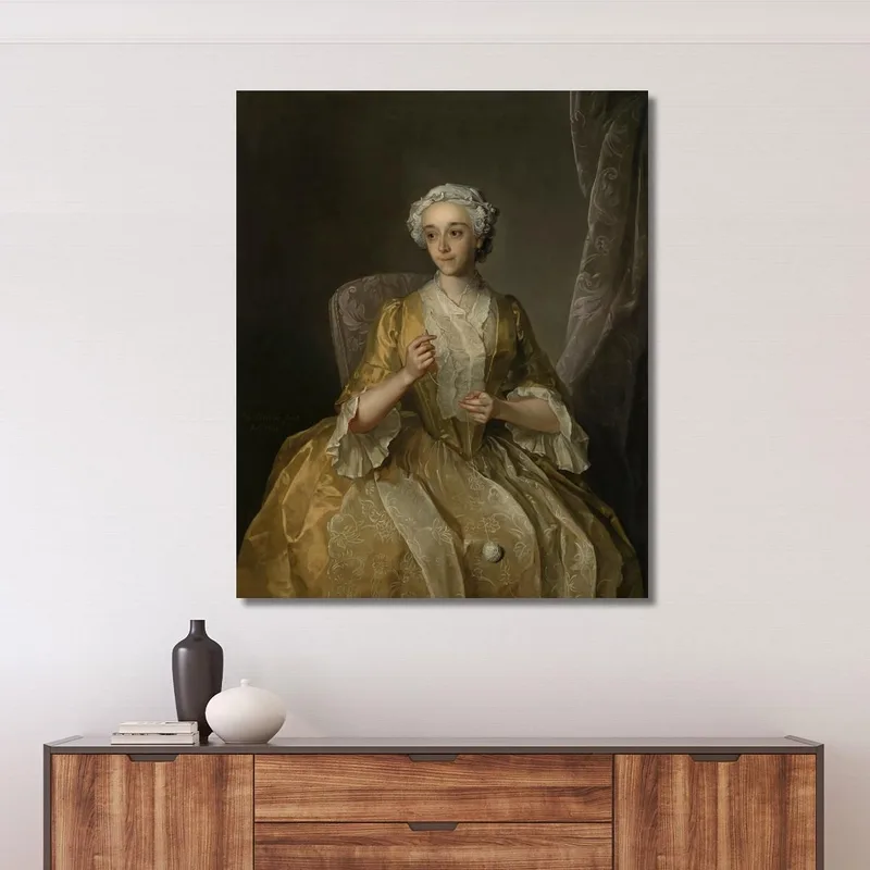 Retrato De Una Dama Philippe Mercier