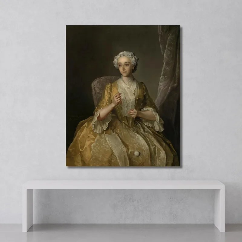 Retrato De Una Dama Philippe Mercier
