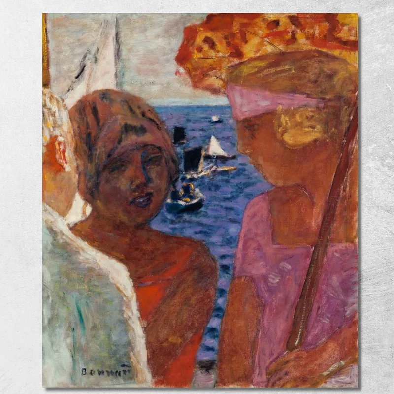Conversation À Arcachon Pierre Bonnard