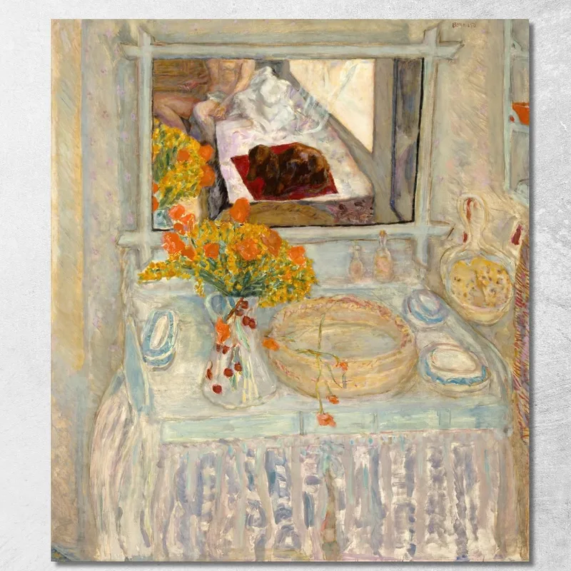 Dressing Table And Mirror Pierre Bonnard