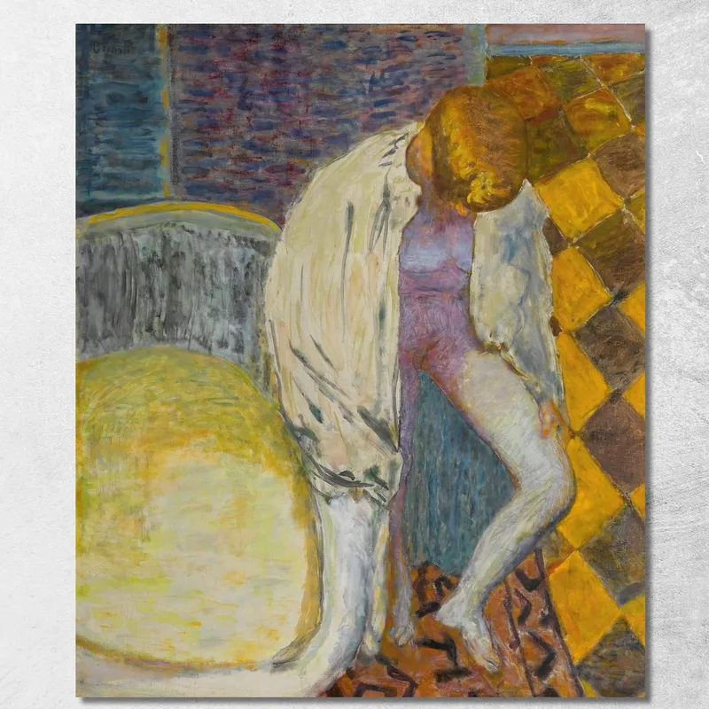 Woman Coming Out Of Bath Pierre Bonnard