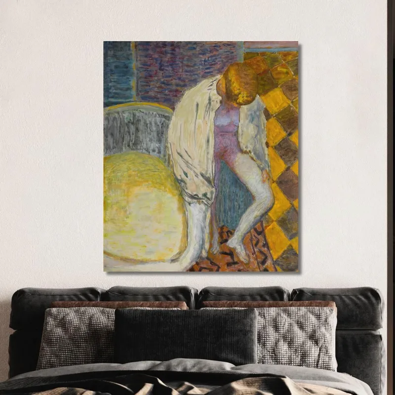 Woman Coming Out Of Bath Pierre Bonnard