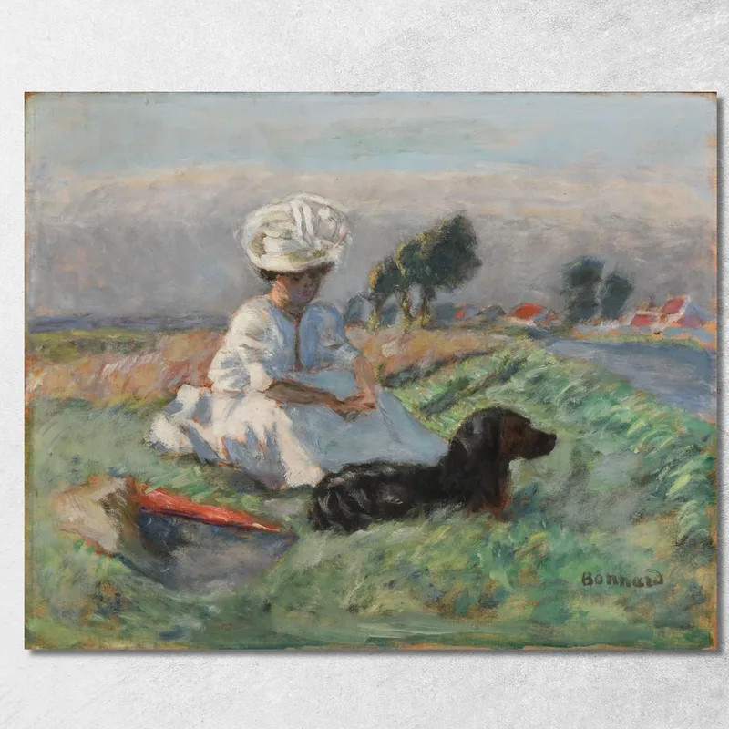 Die Frau Mit Dem Hund Pierre Bonnard