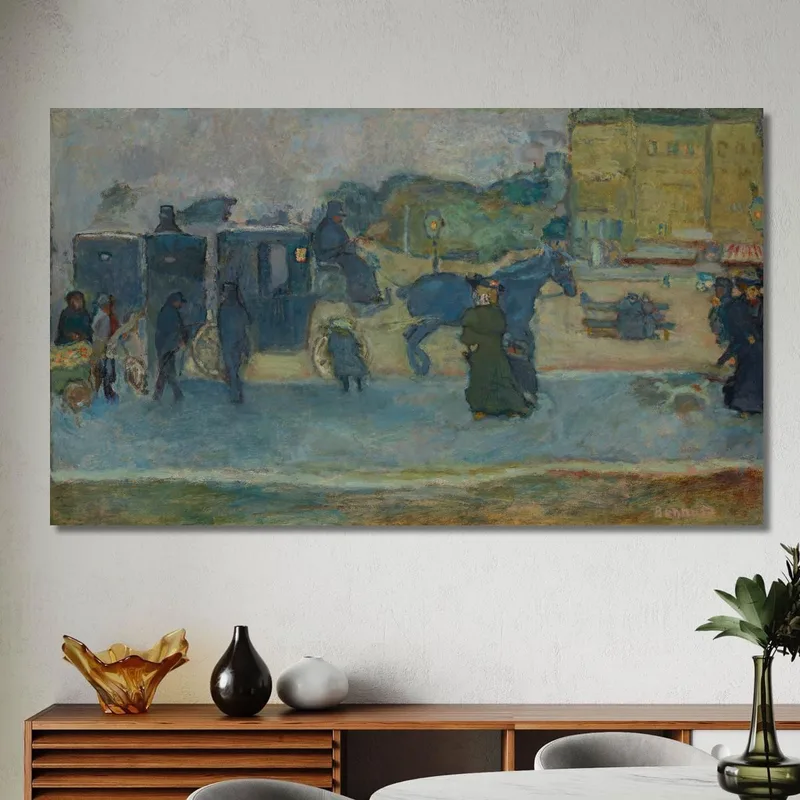 The Two Fiacres Boulevard Des Batignolles Pierre Bonnard