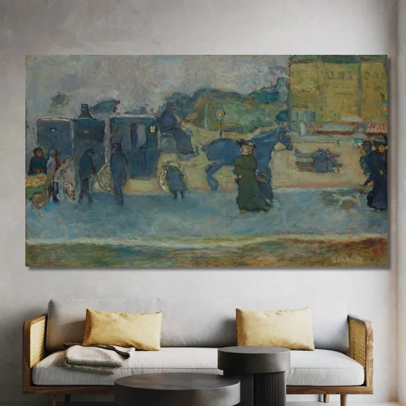 The Two Fiacres Boulevard Des Batignolles Pierre Bonnard