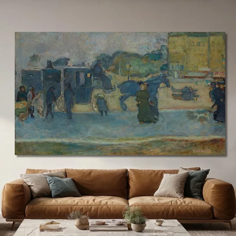 The Two Fiacres Boulevard Des Batignolles Pierre Bonnard