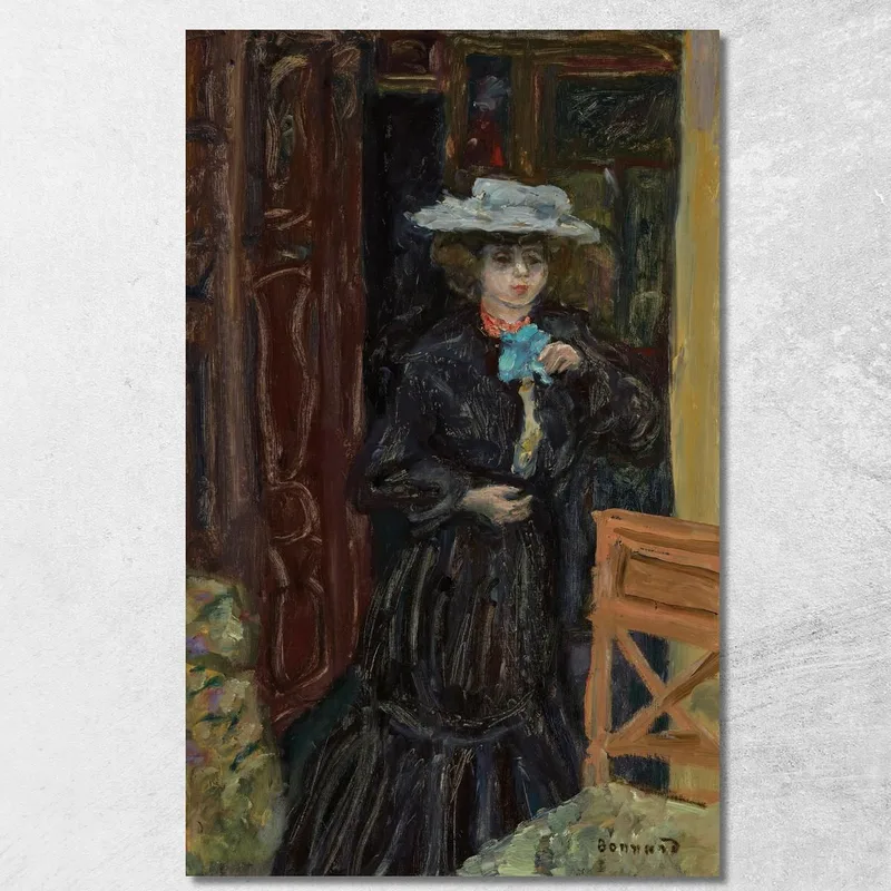 Martha In The White Hat Pierre Bonnard