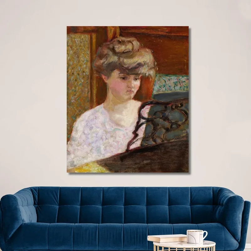 Misia Au Piano Portrait Of Misia Natanson Pierre Bonnard