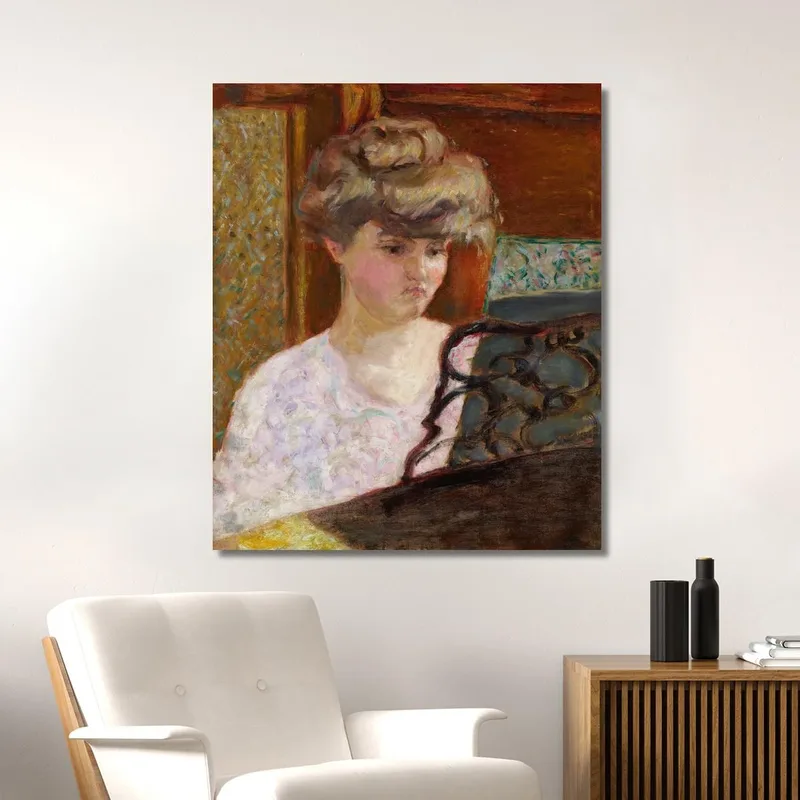 Misia Au Piano Portrait Of Misia Natanson Pierre Bonnard