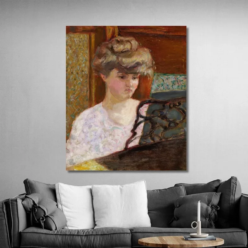 Misia Au Piano Portrait Of Misia Natanson Pierre Bonnard
