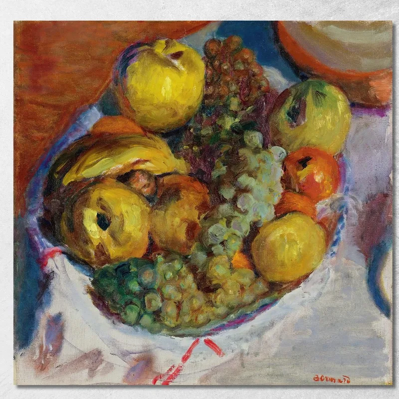 Still Life Three Bunches Of Grapes Pierre Bonnard