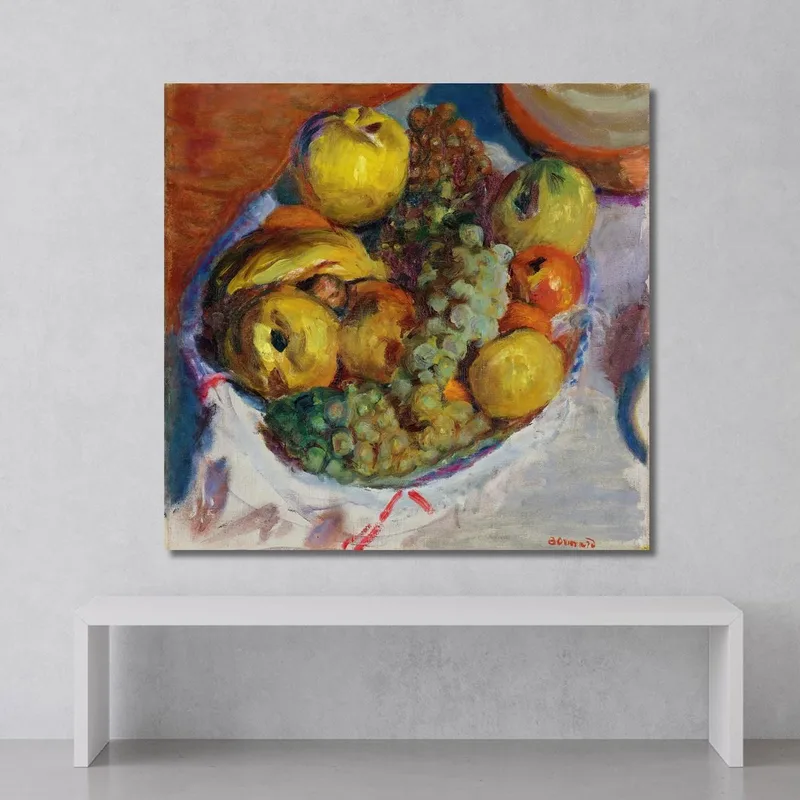 Still Life Three Bunches Of Grapes Pierre Bonnard
