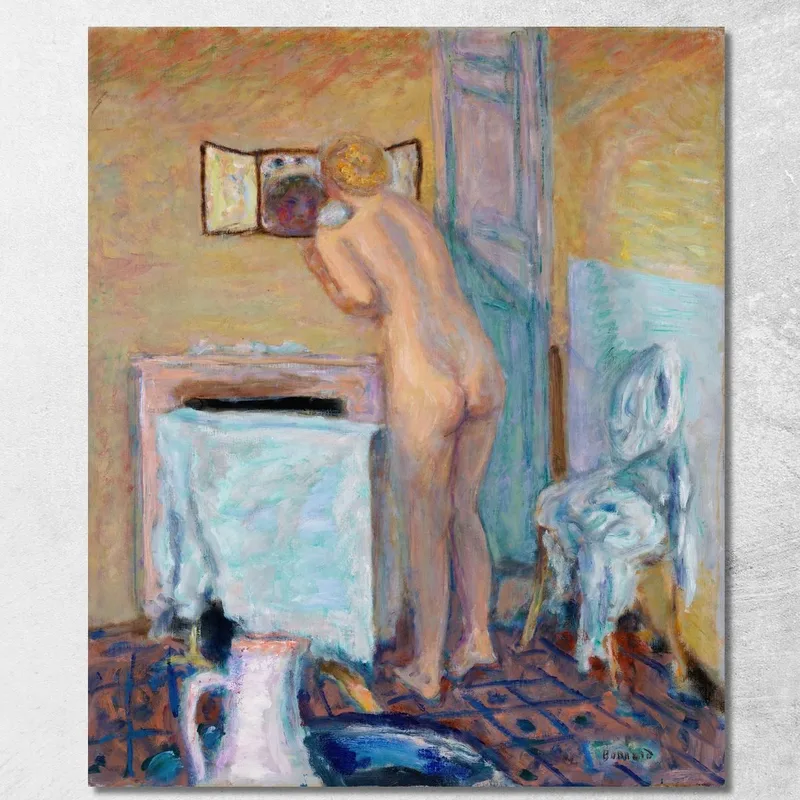 Nu Devant Un Miroir Pierre Bonnard
