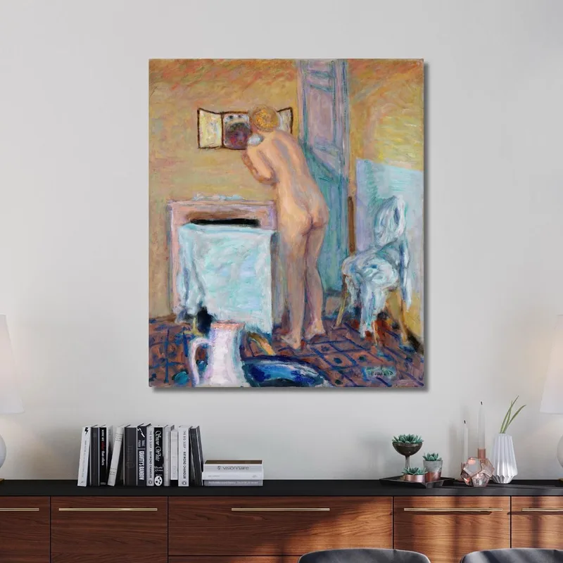 Nu Devant Un Miroir Pierre Bonnard