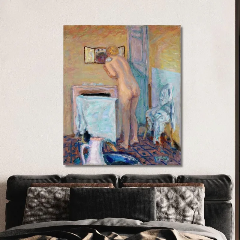 Nu Devant Un Miroir Pierre Bonnard