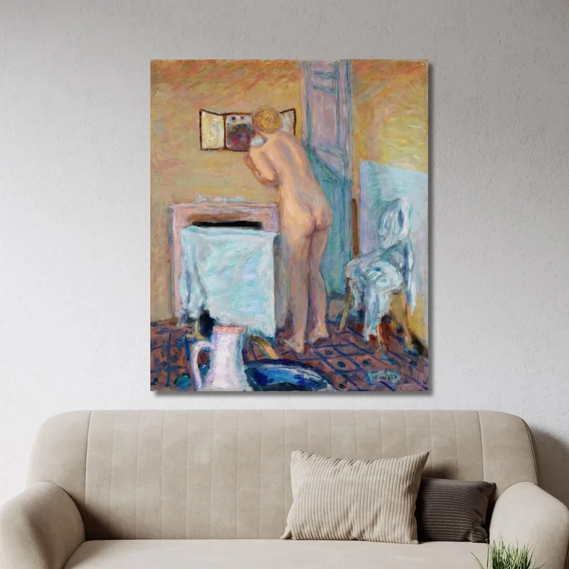 Nu Devant Un Miroir Pierre Bonnard
