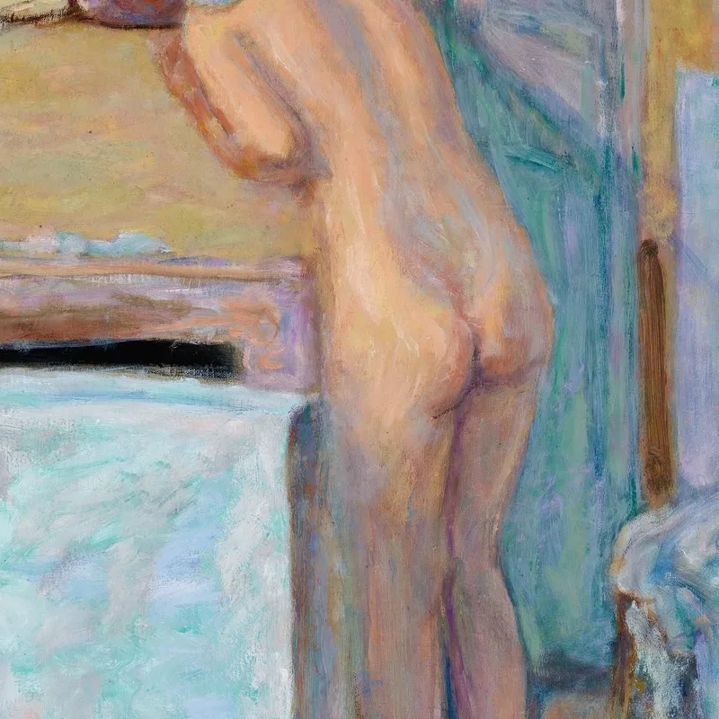 Nu Devant Un Miroir Pierre Bonnard