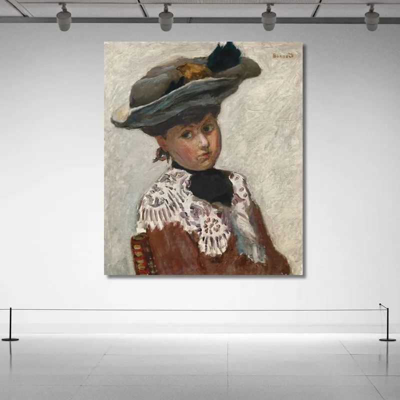 Portrait De Jeune Femme Ou Le Chapeau Pierre Bonnard