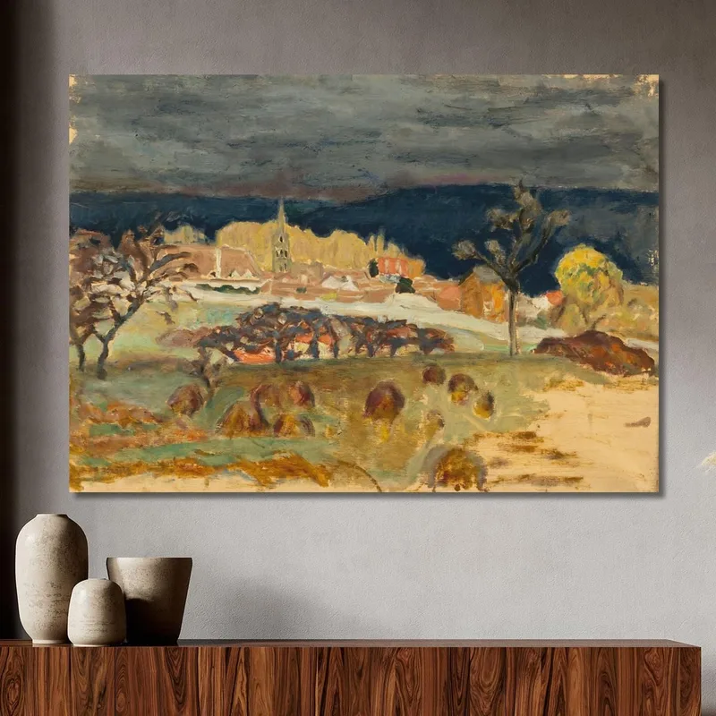 Village Ciel D'Orage Pierre Bonnard