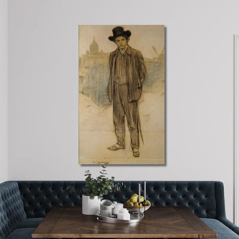 Portrait De Pablo Picasso Ramón Casas