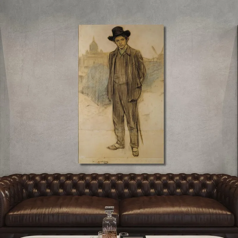 Portrait De Pablo Picasso Ramón Casas