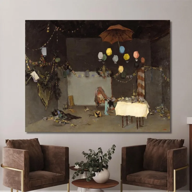 Interior De Estudio Ramón Casas