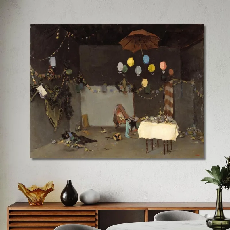 Interior De Estudio Ramón Casas