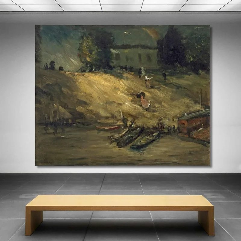 Plötzlicher Regenguss Robert Henri