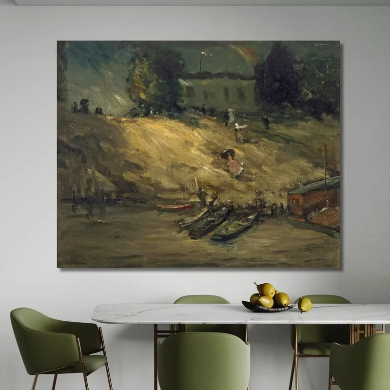 Plötzlicher Regenguss Robert Henri