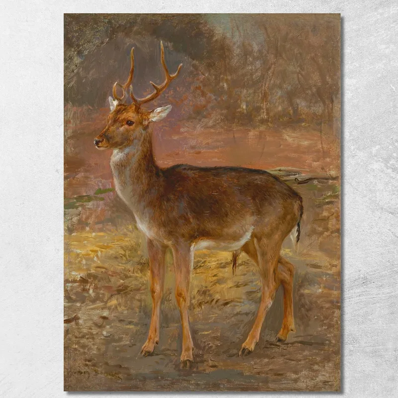 Cerf Rosa Bonheur quadro stampa su tela