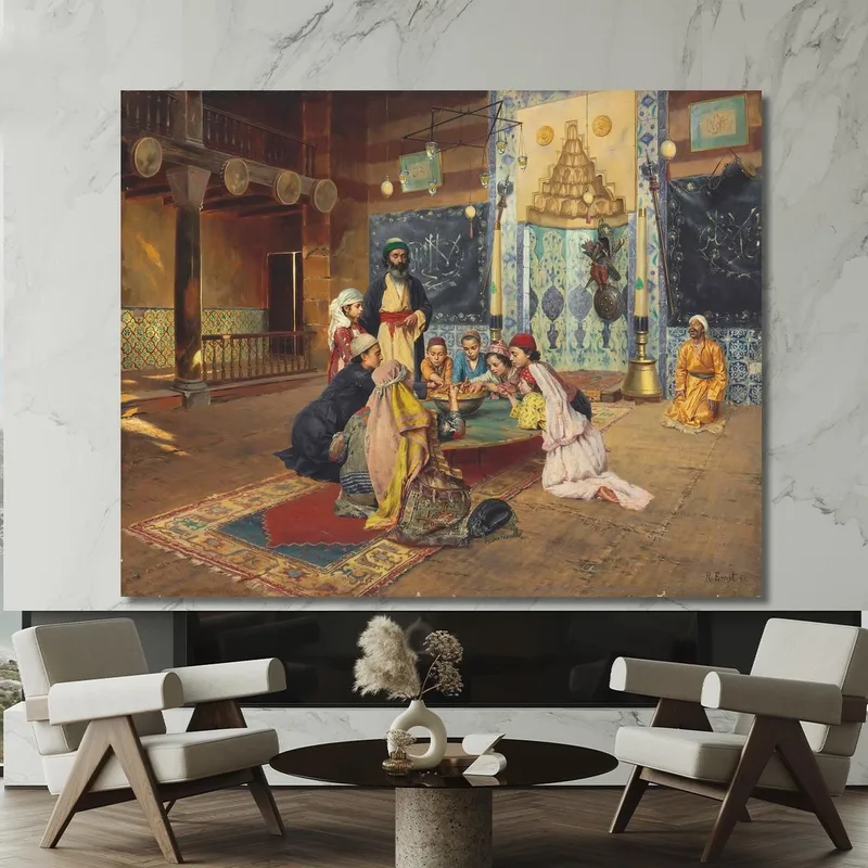 La Carità Presso I Dervisci A Scutari Rudolf Ernst