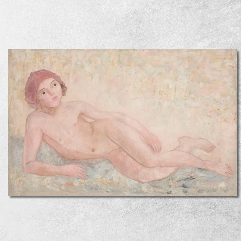 Nudo Di Ragazza Distesa Tadeusz Makowski quadro stampa su tela