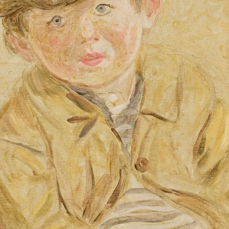 Ragazzo Con Berretto Con Visiera Tadeusz Makowski