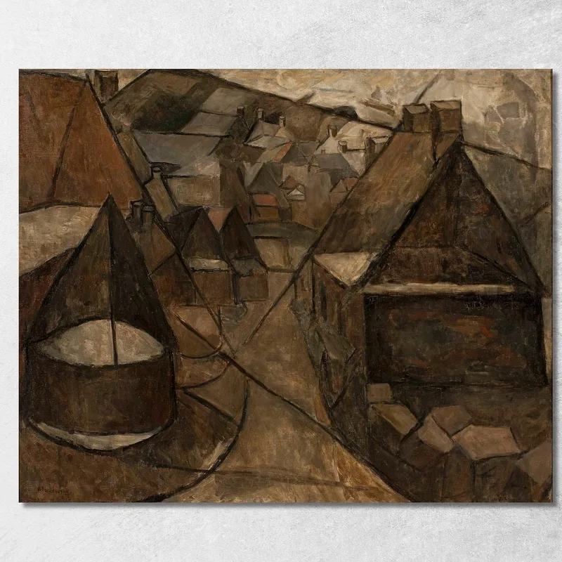 Paesaggio Bretone Con Un Pozzo Tadeusz Makowski quadro stampa su tela