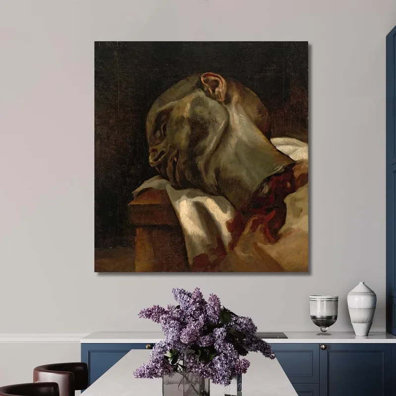 Testa Di Uomo Ghigliottinato Théodore Géricault