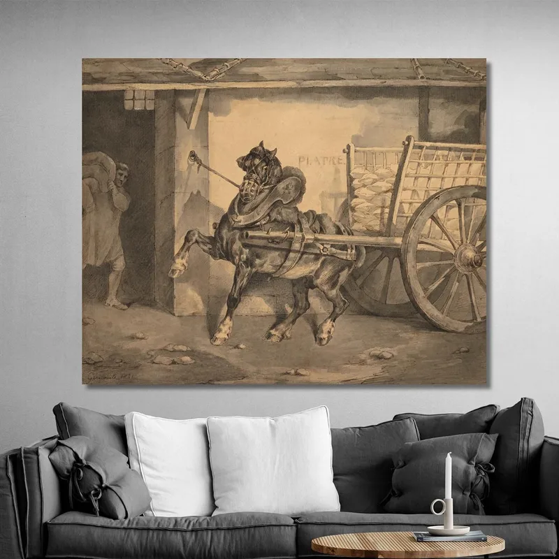 Das Pferd Des Stuckateurs Théodore Géricault
