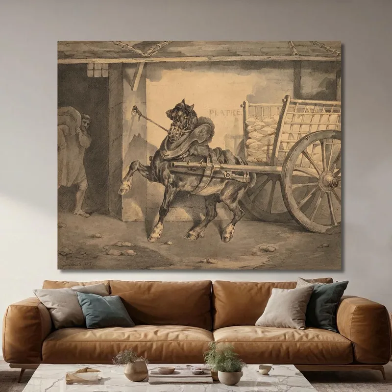 Das Pferd Des Stuckateurs Théodore Géricault