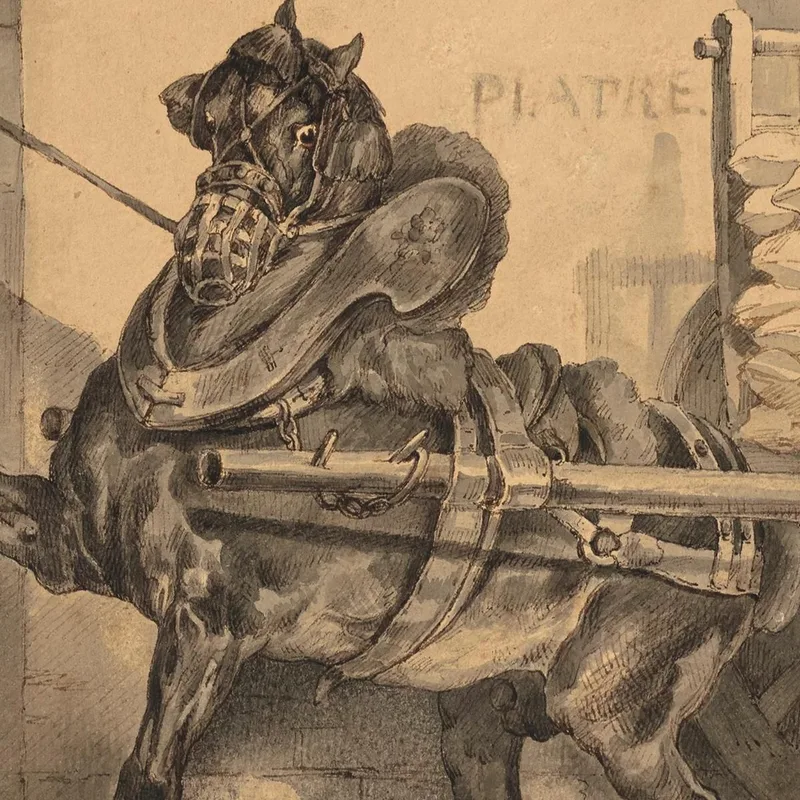 Das Pferd Des Stuckateurs Théodore Géricault