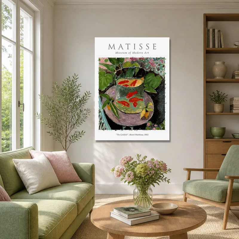 Goldfish Bowl canvas wall art
