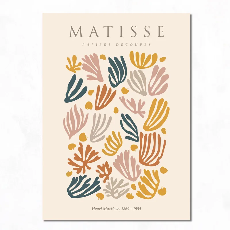 Matisse Papiers Découpés canvas wall art